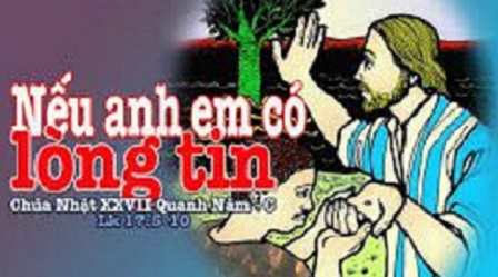 Suy niệm Tin Mừng Chúa Nhật XXVII Thường Niên Năm C (Lc 17, 5-10)