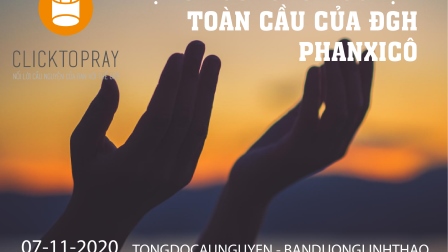 Tông Đồ Cầu Nguyện, Ngày 07. 11. 2020