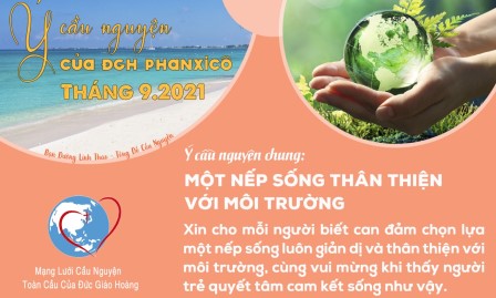 Ý Cầu Nguyện Của Đức Giáo Hoàng Tháng 09.2021: Một Nếp Sống Thân Thiện Với Môi Trường