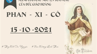 Tông Đồ Cầu Nguyện, Ngày 15/10/2021