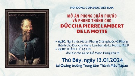 Trực Tiếp Nghi Thức Mở Án Phong Chân Phước Va Phong Thánh Cho Đức Cha Pierre Lambert De La Motte