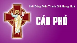 Cáo Phó Ông Cố Phêrô Tạ Văn Bích - Thân Phụ Nữ Tu Anna Tạ Thị Vinh (CĐ Nỗ Lực - Hội Dòng Mến Thánh Giá Hưng Hoá)