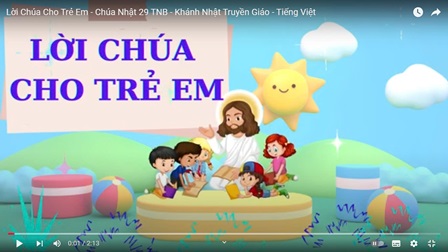 Video Lời Chúa Cho Trẻ Em - Chúa Nhật 29 TNB Với 3 Ngôn Ngữ: Tiếng Việt - Tiếng Anh - Tiếng Hmong