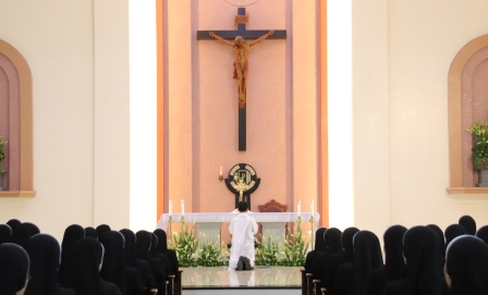 Khai mạc khoá tĩnh tâm năm dành cho khối Học viện Hội Dòng Mến Thánh Giá Hưng Hoá