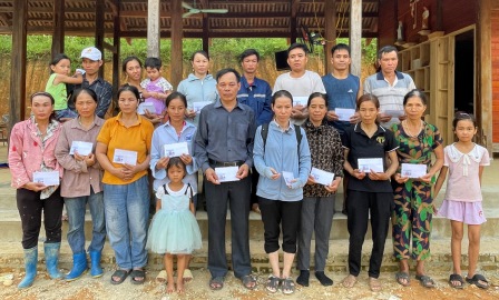 Ban Bác Ái Hội Dòng Mến Thánh Giá Hưng Hóa hỗ trợ người dân vùng cao hoàn thiện nhà ở sau cơn bão Yagi