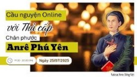 Link Youtube Trực Tiếp: Cầu Nguyện Với Thủ Cấp Anrê Phú Yên Và Sứ Điệp Của Đức Thánh Cha Với Giáo Lý Viên Việt Nam