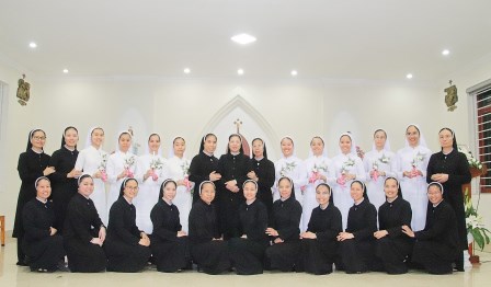 Hội Dòng Mến Thánh Giá Hưng Hóa: Nghi Thức Gia Nhập Tiền Tập Viện