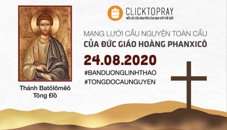 Tông Đồ Cầu Nguyện, Ngày 24-08-2020