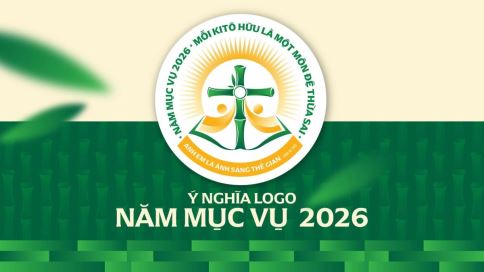 Logo Năm Mục Vụ 2026: Mỗi Kitô Hữu Là Một Môn Đệ Thừa Sai: “Anh Em Là Ánh Sáng Thế Gian" (Mt 5,14)