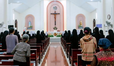 Hội dòng Mến Thánh Giá Hưng Hóa Mừng lễ Thánh Giuse, Bạn Trăm Năm Đức Trinh Nữ Maria – Bổn mạng Dòng Mến Thánh Giá