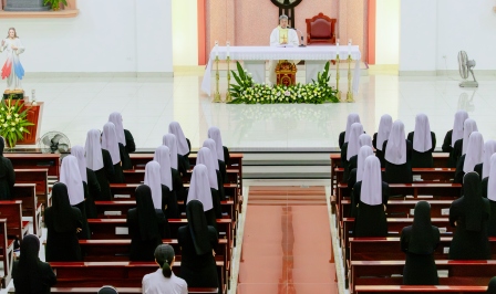 Cộng đoàn Mến Thánh Giá Sơn Lộc: Mừng lễ Kính Thánh Quan Thầy Gioakim và Thánh Anna, song thân của Đức Trinh Nữ Maria