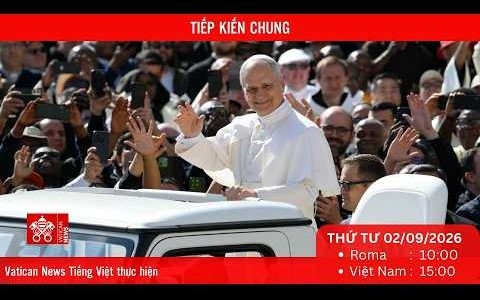Tiếp kiến chung (02/09): Giáo hội cùng “vui mừng và hy vọng” với con người ngày nay