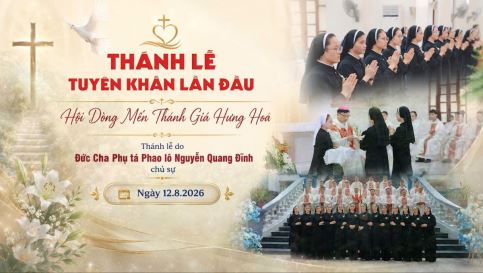 Thánh Lễ Tuyên Khấn Lần Đầu 12.08.2026